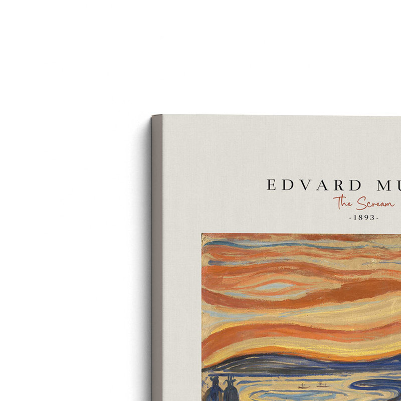 The Scream by Edvard Munch v2, Wrapped Canvas, 18" H x 12" W x 1.25" D