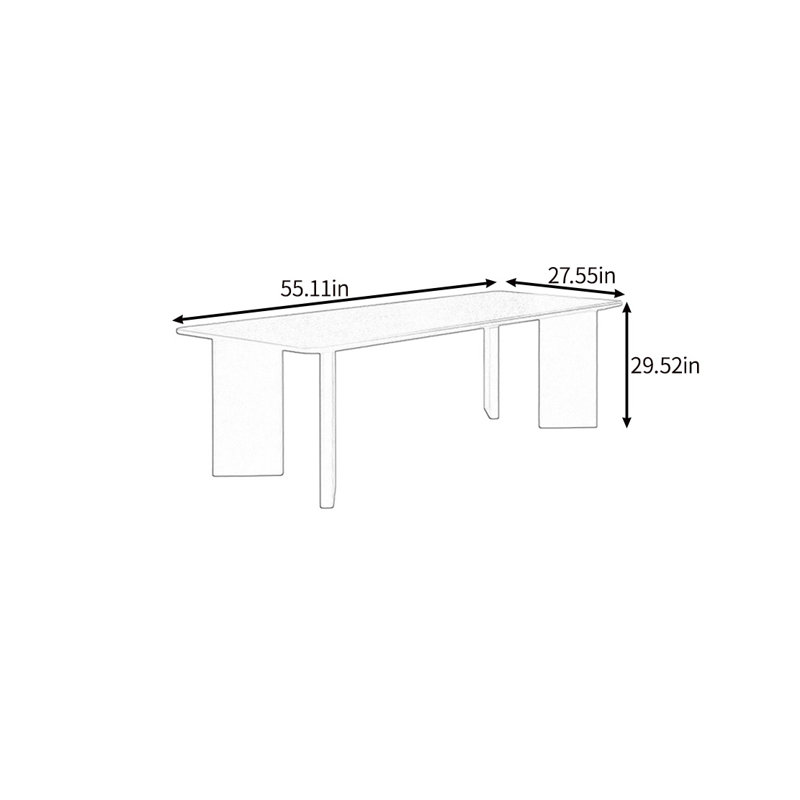 Jonathin, H 29,52 po x L 55,11 po x l 27,55 po