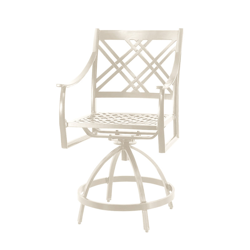 Edge Swivel Balcony Stool, Midnight Gold, 27"