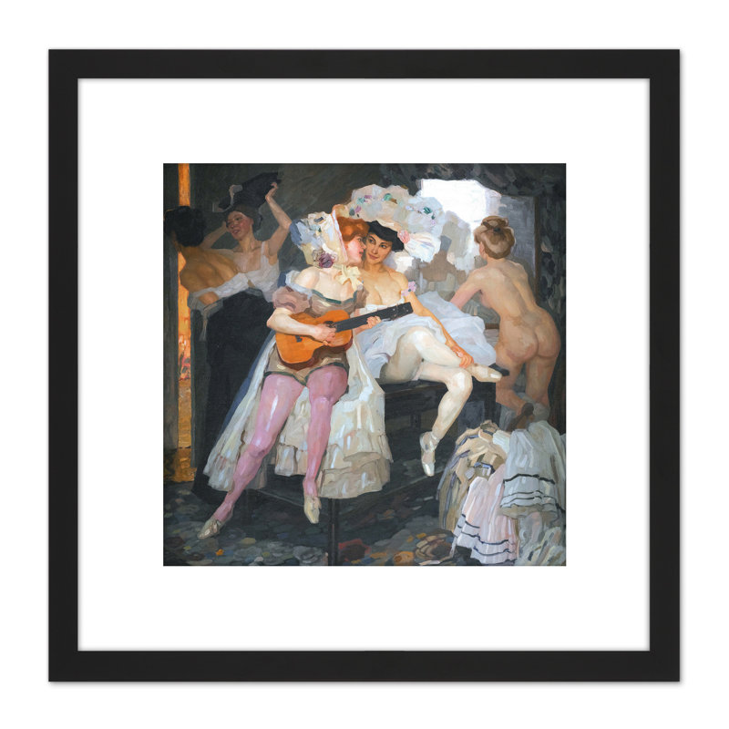 Putz Behinfd The Scenes Expressionist - Single Picture Frame Painting