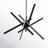 Rochelle 6-Light Sputnik Dimmable Integrated LED Pendant-55898151-124606670