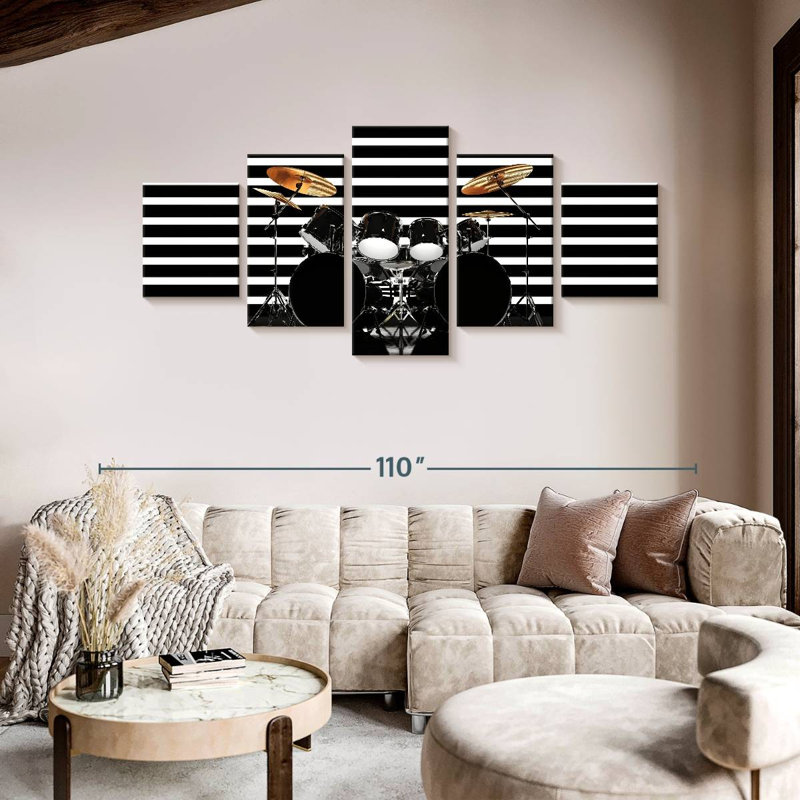 Drum Show, 42" H x 92" W