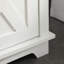 Armoire de rangement sous l'évier, blanc, double porte, évier blanc peu encombrant,