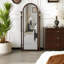Miroir pleine longueur 59,06 po H 59,06 po en bois massif de style minimaliste rétro