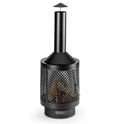 Round Steel Smokeless Chimnea
