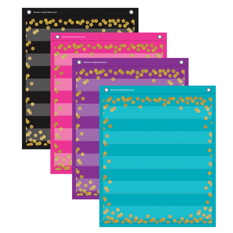 Graphiques de mini pochettes magnétiques colorées Confetti