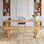 Bureau rectangulaire en bois massif Burlywood-109690985