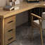 Bureaux en bois massif en L de couleur bois-107197182-125121000