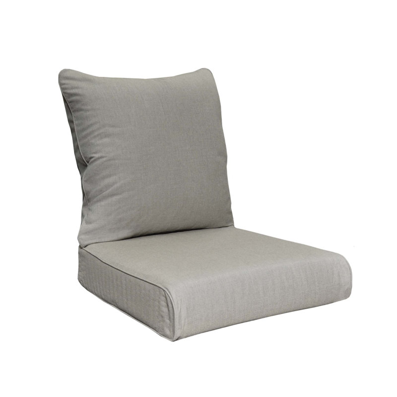 Sunbrella® Premium Outdoor Deep Seating Cushion, Spectrum Dove Sunbrella® Plainweave