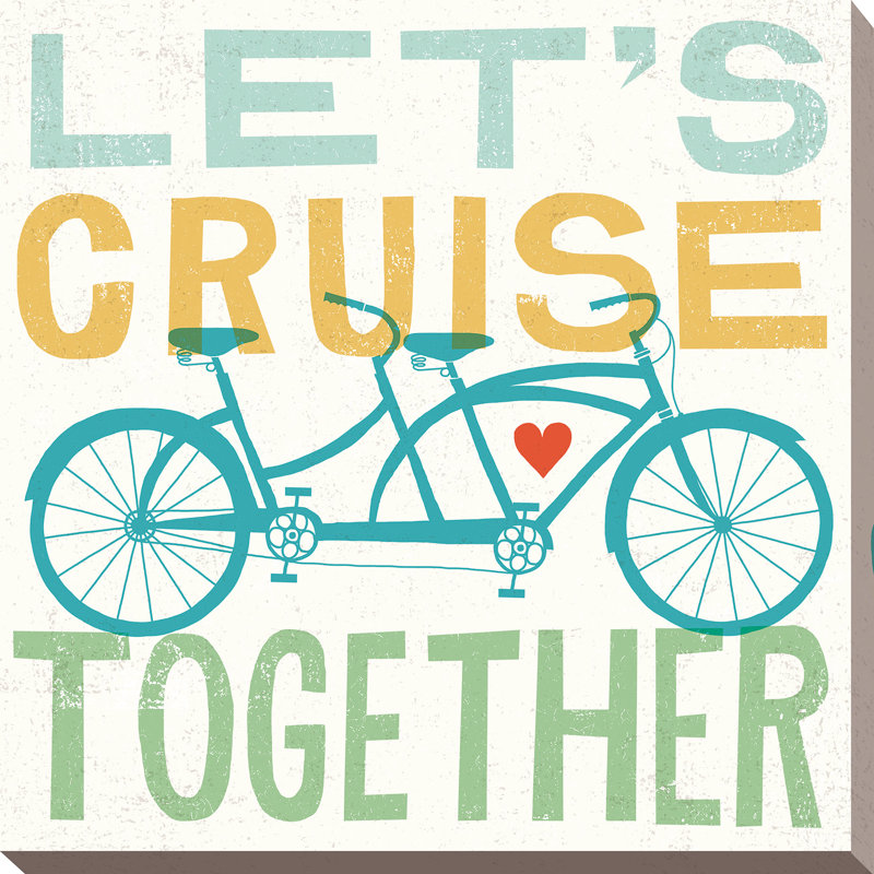 «Lets Croisières Ensemble I», art textuel, H 36 po x l 36 po x P 1,5 po, Toile tendue