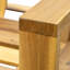 Chaise longue d'extérieur en bois massif avec coussin-2098858973