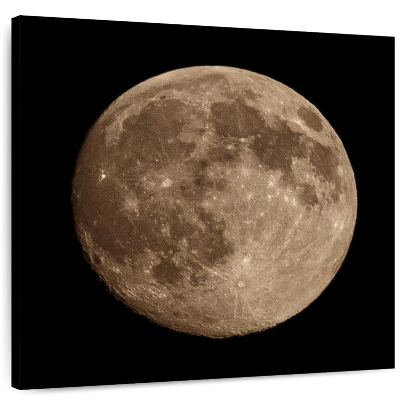 Oberle Moon Detail II, 33" H x 33" W