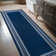 Quinnipack Dark Blue Non-Slip Area Rug