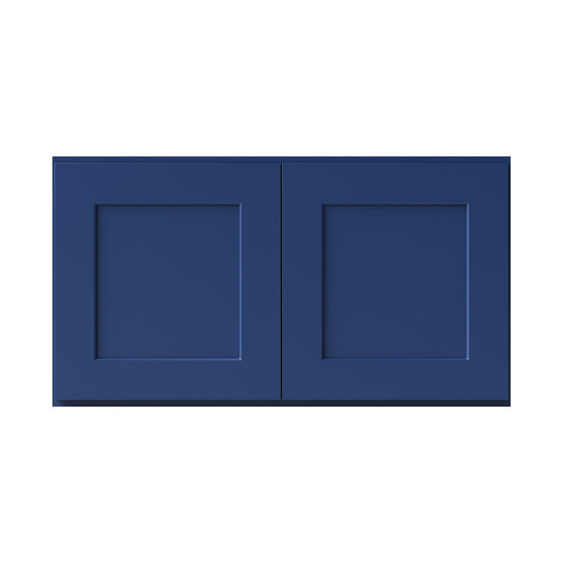 Armoire de four, 33" W x 18" H x 24" D, Shaker bleu
