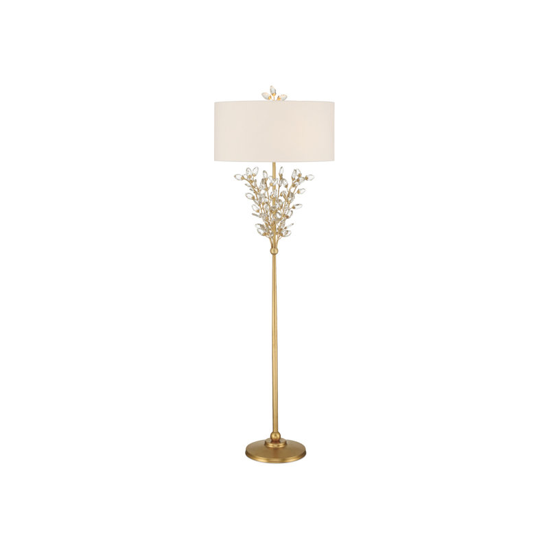 Forget-Me-Not Floor Lamp, Gold