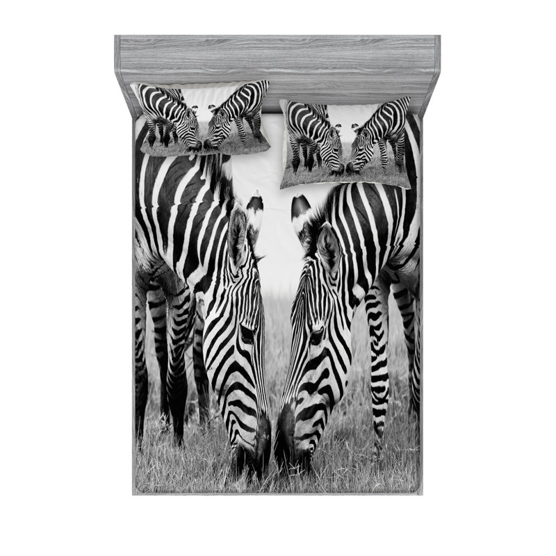 Microfiber Sheet Set, Queen Sheet Set + Fitted Sheet + 2 Pillowcases