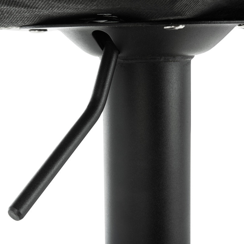 Safeta Swivel Upholstered Adjustable Height Counter Stool, Cognac