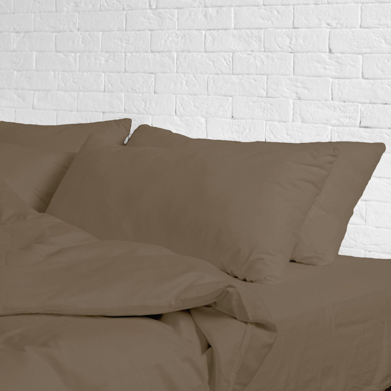 Ensemble de draps en micro-fibre, Très grand, Taupe
