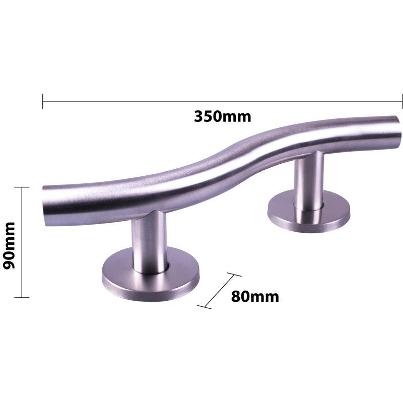 Defreese Grab Bar, 35cm W, Brushed Finish