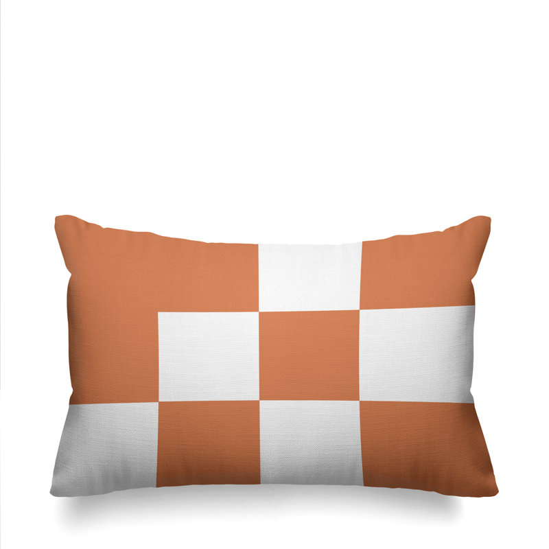 Coussin décoratif à motif géométrique intérieur / extérieur York, Chair