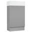 Meuble-lavabo de salle de bain avec lavabo, meuble-lavabo de salle de bain avec tablette, orienté vers la gauche ou vers la droite