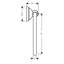Retroaktiv Tango Wall Mounted Towel Ring-20873381