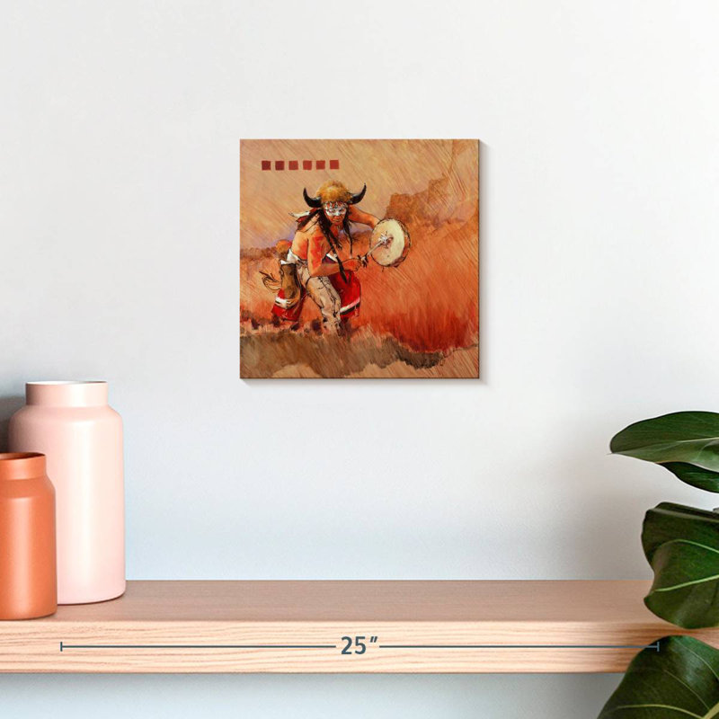 Lelar Buffalo Dance, 10" H x 10" W