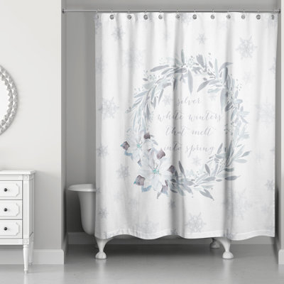 Rideau de douche simple Demetriu
