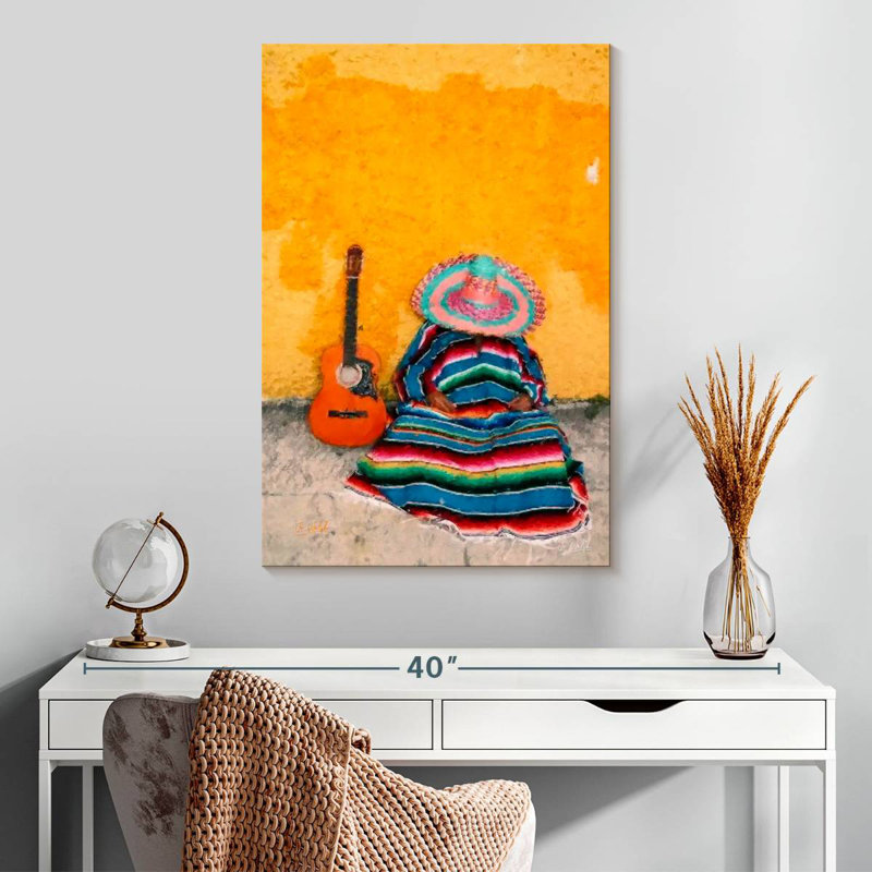 Abarca Mexican Siesta, 30" H x 20" W