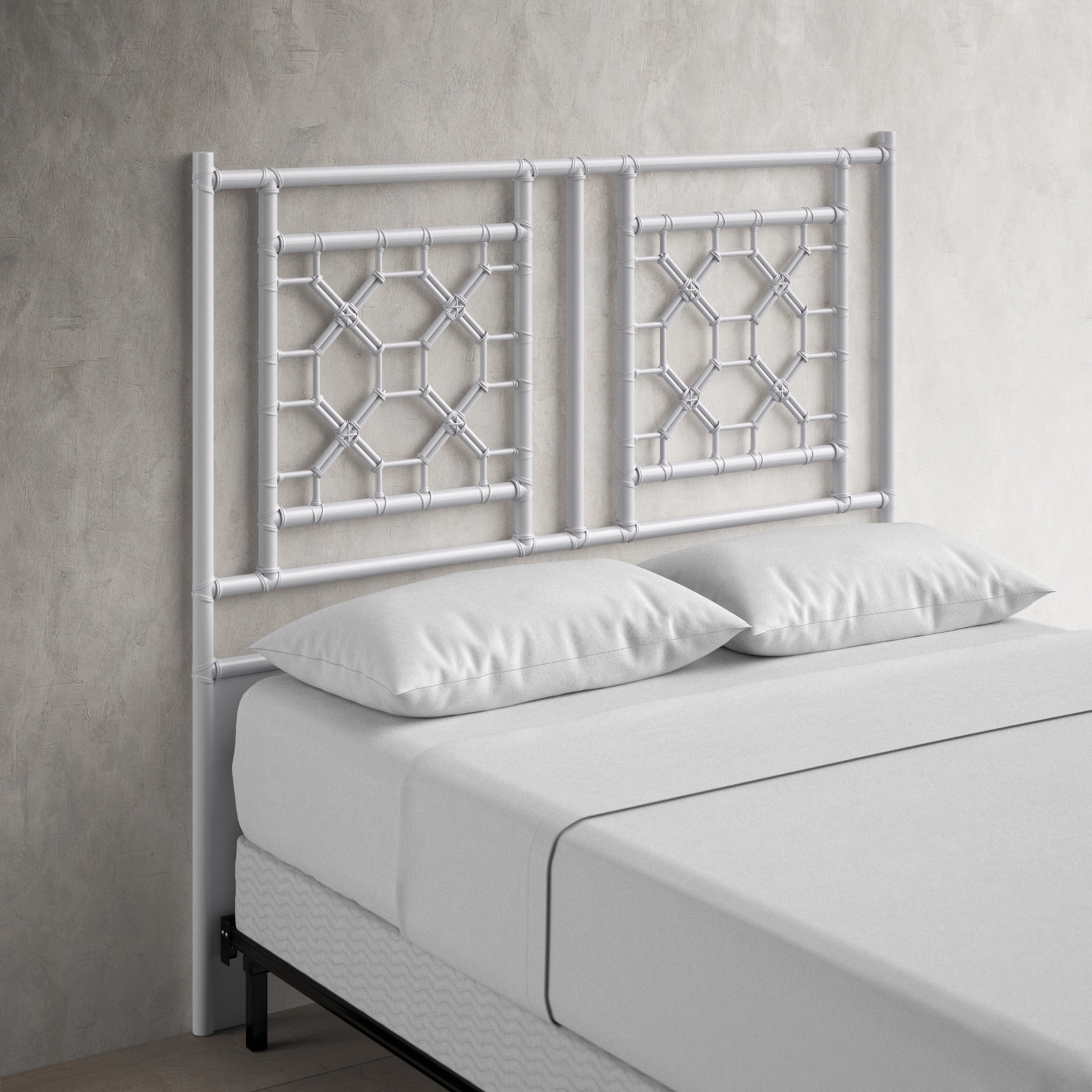 Arche Open-Frame Headboard, Queen, White