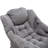 Modern Soft And Comfortable Accent Chair With Ottoman, Armrests And Side Pocket For Small Spaces-535178625