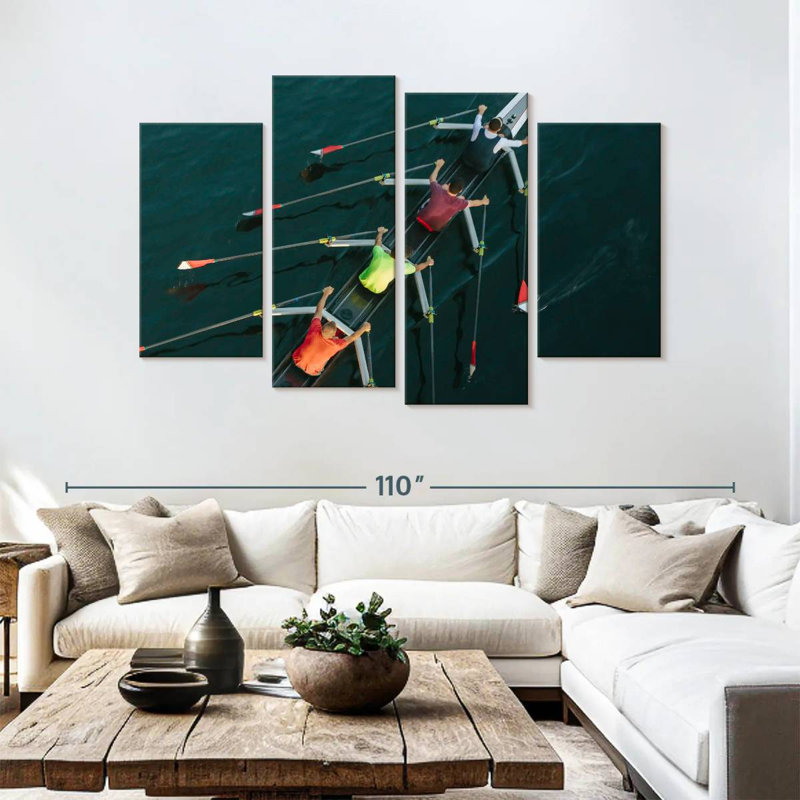 Senne Rowing Crew, 54" H x 84" W