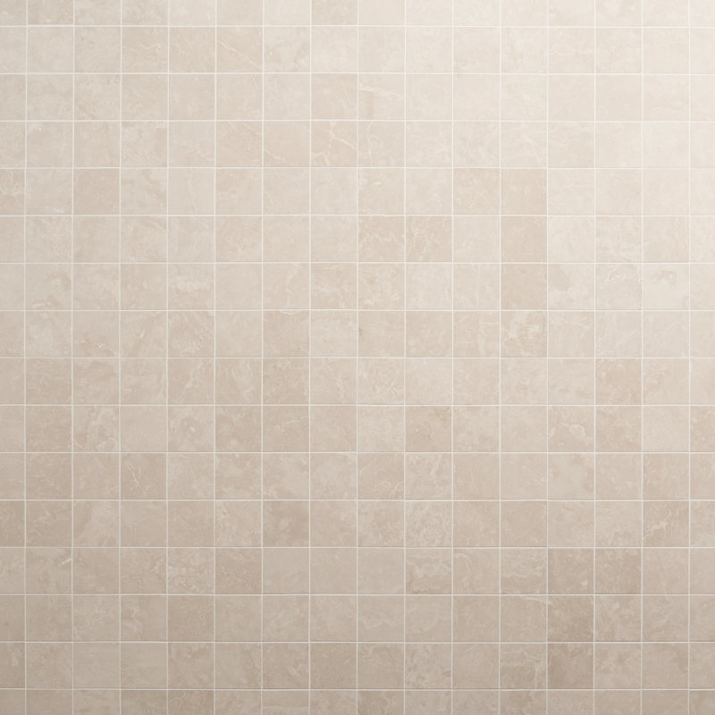 Botticino Extra Light 12 In. X 12 In. Marble Mosaic Floor And Wall Tile (5 Sq. Ft. / Each)