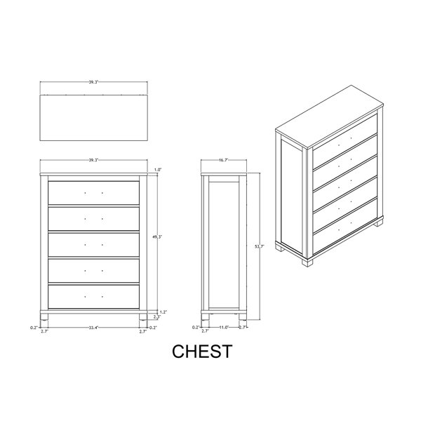 Dimensions du produit