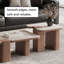 Ensemble de tables basses Retro Home Living Slate