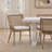 Arcata Low Back Armchair in Brown/Beige