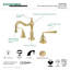 Robinet de salle de bain espacé Kingston-11175799