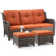 Anahit 3-Piece Wicker Outdoor Seating Group with Cushions