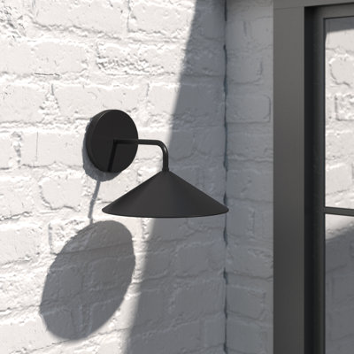 Luminaire de grange d'extérieur à DEL intégré à 1 ampoule H 7,5 po Johnson Sand Johnson