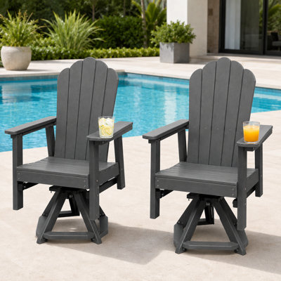 360° Swivel Patio Lounge with Durable Frame