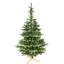 Arbre de Noël de 8 pi avec 500 pointes blanches chaudes, 1307 pe +, base en bois rustique pour les lumières artificielles de décoration intérieure festive, fête unique-72584359