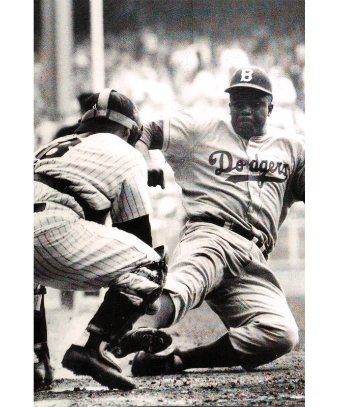 Jackie Robinson, maison de vol, 1955 IMA-K370, H 18 po x l 12 po