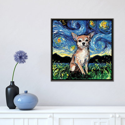 " Chihuahua Night " Oil Painting