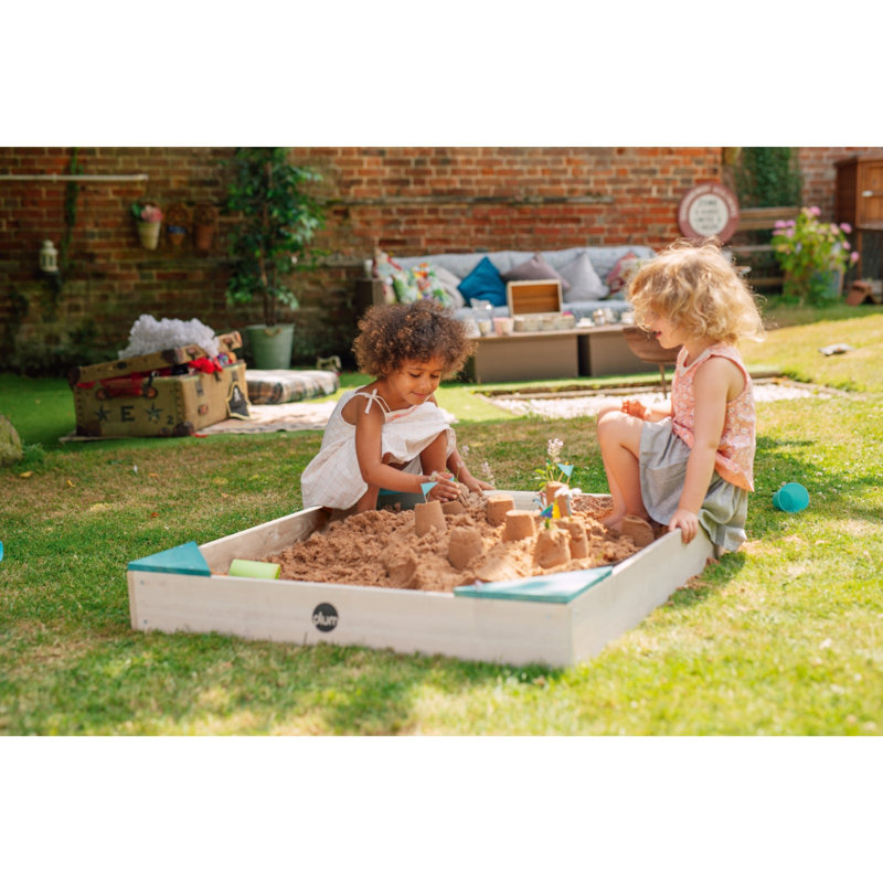 Bac à sable en bois Plum® Junior - Naturel