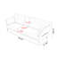 Causeuse coussin orange en cuir véritable-1612224832