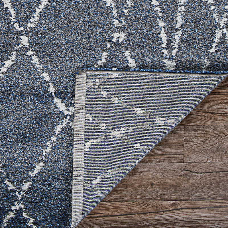 Becton Abstract Indoor Rug, Rectangle 9'2" x 12'9"