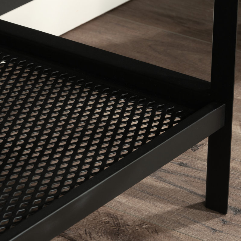 Brun polyvalent, compartiments cachés, deux tiroirs classeurs, bureau personnel, design contemporain, assemblage facile