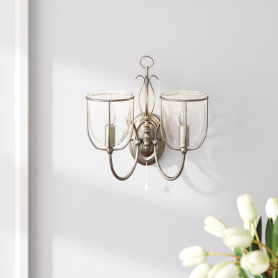 Dannemora Mild Steel Candle Wall Light