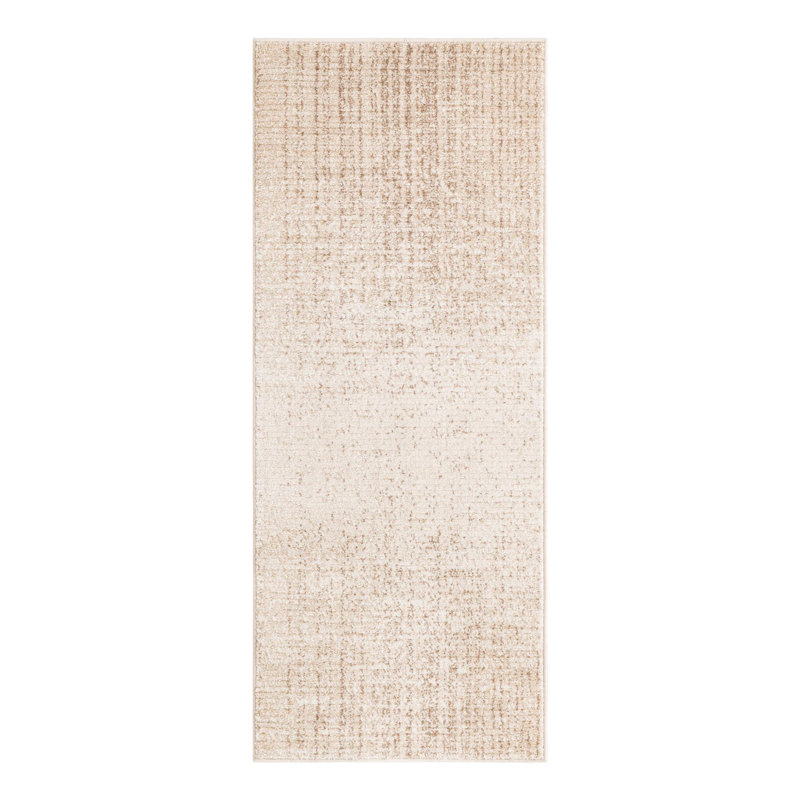 Hulsey Striped Ivory Area Rug, Runner 2'2" x 5'1"