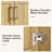 24" Bathroom Vanity with Sink, Freestanding Wood Vanity with Drawer, Natural Wood-123182415-123182412